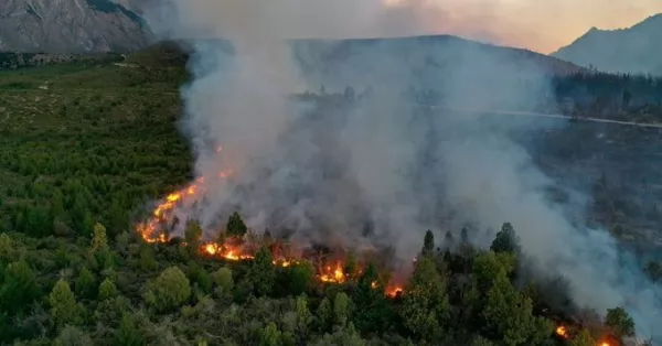 Incendios en Bariloche: más de 2.100 hectáreas arrasadas y un intenso operativo en marcha