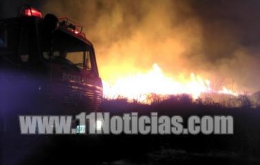 Aumentan la cantidad de Incendios en autopista Rosario Santa Fe