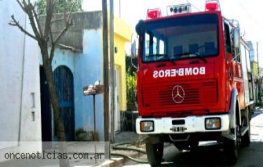 Incendio total de una casilla