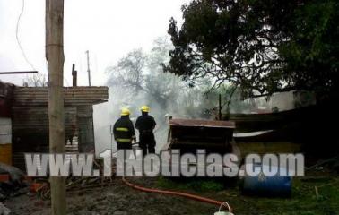 Importante incendio en Barrio Granadero