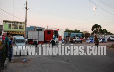 Se incendia una lavandería en San Lorenzo