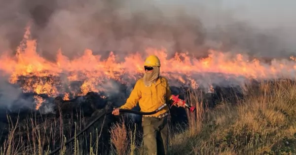 Corrientes, Entre Ríos y Chubut registran incendios forestales activos