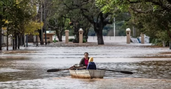 Hay más de 500 evacuados en Concordia por la crecida del río Uruguay