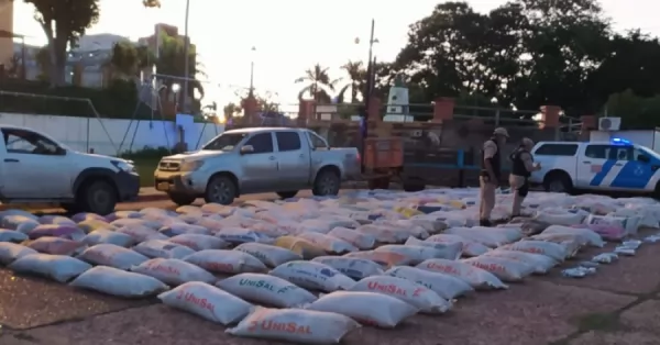 Prefectura secuestró 6.800 kilos de soja en Formosa