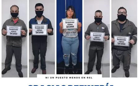 YPF Destilería: trabajadores de otras plantas lanzan un apoyo a los trabajadores de San Lorenzo