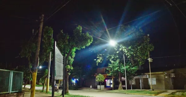 Nueva luminaria LED en los barrios Norte y Moreno de San Lorenzo 