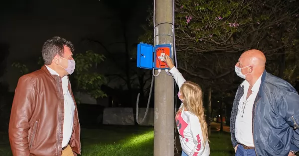 San Lorenzo: mas luces ecológicas y eficientes se suman con el nuevo alumbrado en barrio 2 de Abril