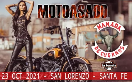 Manada de cuernos organiza un Motoasado en San Lorenzo