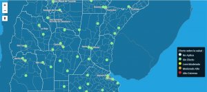 Mapa interactivo de Alerta Temprana por Olas de Calor