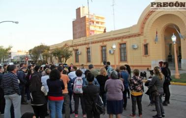 Alrededor de 100 personas en la marcha de seguridad en San Lorenzo