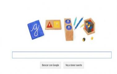 María Montessori y el doodle de google