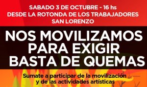 El sábado habrá una movilización en San Lorenzo por la Ley de Humedales