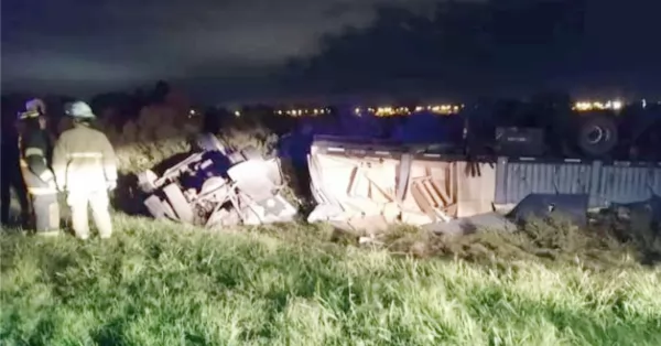 Otro muerto por un vuelco en la Autopista Rosario Santa Fe