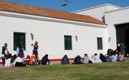 Los museos de San Lorenzo reabrieron sus puertas a los alumnos de todo el país