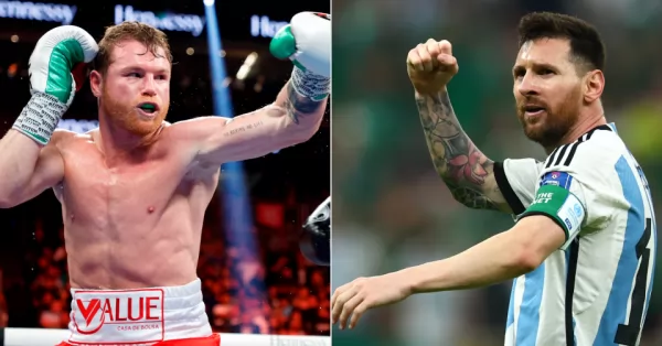 Canelo Álvarez enojado con Messi: 