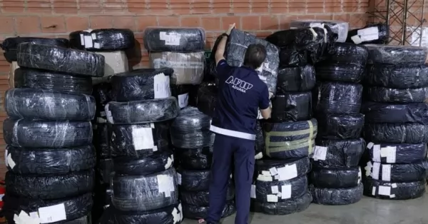 Secuestraron 559 neumáticos de contrabando en Misiones