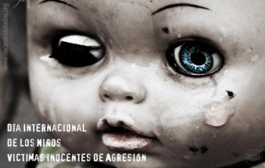 Día internacional de los Niños, víctimas inocentes de agresión