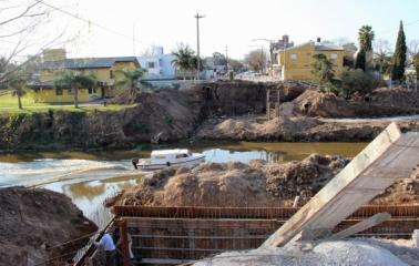 Las obras del nuevo puente marchan 