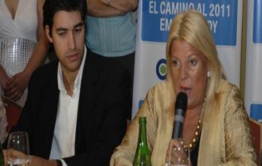 Adrián Pérez será el compañero de Carrió.