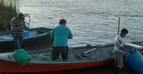 Pescadores registrados recibirán un subsidio por la bajante del río Paraná