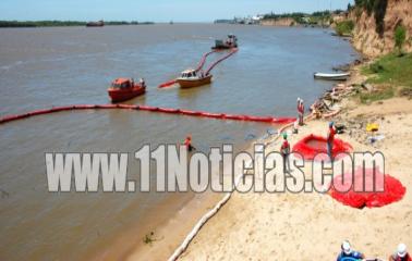 Simulacro de emergencia en el Río Paraná (PLANACON)