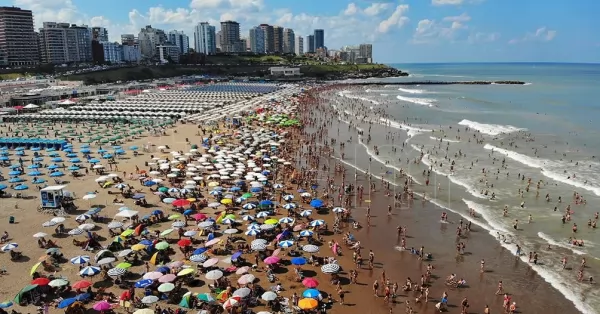 Gran movimiento turístico en Mar del Plata y Carlos Paz durante el fin de semana