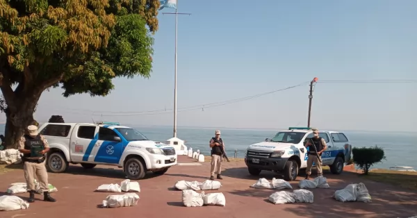 Prefectura secuestró más de 400 kilos de marihuana en Corrientes