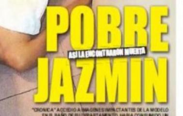 Repudio a la tapa de Crónica que muestra el cadáver de la modelo Jazmín