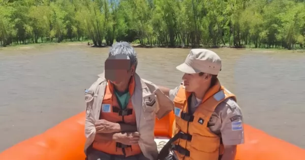 Prefectura rescató a un pescador que desapareció en el Río Paraná en San Pedro