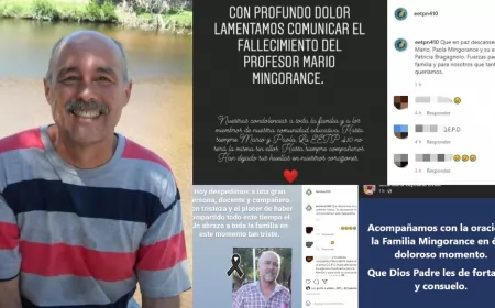 Emotivos mensajes de despedida al profesor Mario Mingorance, fallecido hoy por Covid