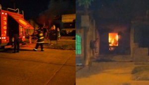 Incendio en una vivienda de Beltrán: perdieron electrodomésticos, ropa y muebles