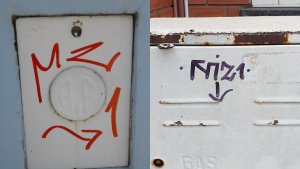 Bermúdez: Vecinos en alerta por inscripciones en código en las puertas de las viviendas