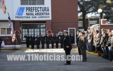 Día de Prefectura  Naval  Argentina: acto aniversario en Puerto General San Martín