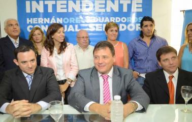 Raimundo lanzó su campaña a intendente acompañado por su candidato a concejal Hernán Ore