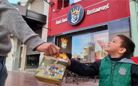 El Rey Fast Food lanza una campaña solidaria para el día del niño