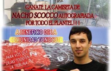 Este mes se sortea la camiseta autografiada por Nacho Scocco