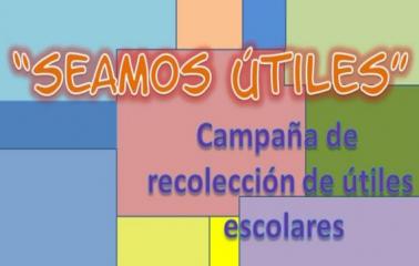 Campaña de recolección de útiles en Fray Luis Beltrán