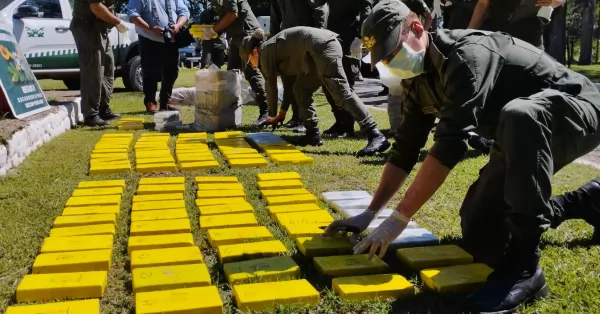 Incautaron 200 kilos de cocaína en Salta, en la frontera con Bolivia