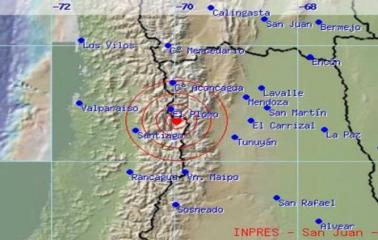 Un sismo de 6,2 grados sacudió a San Luis y Mendoza