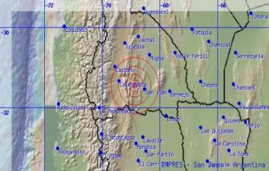Seis sismos en Argentina