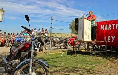 La Municipalidad de San Lorenzo subastó 134 motocicletas que estaban en el corralón