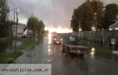 Timbúes: las lluvias y los camiones empeoraron el asfalto