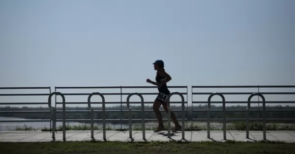 Los mejores atletas del país se destacaron en el Triatlón de San Lorenzo