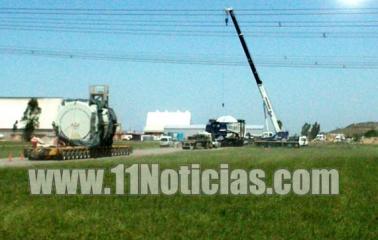 Llegaron las turbinas para la central Vuelta de Obligado