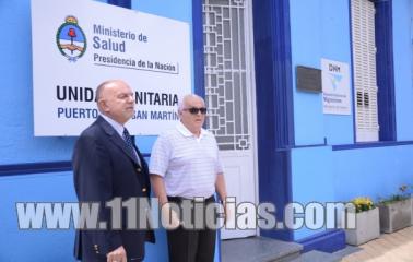 Presentaron la oficina de Sanidad de Frontera en Puerto San Martín