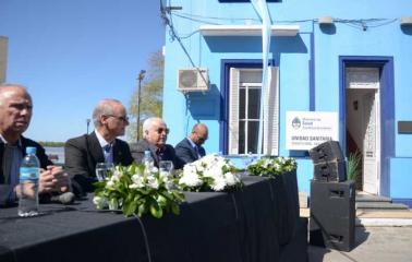 Se inauguró la unidad sanitaria de Frontera en Puerto San Martín
