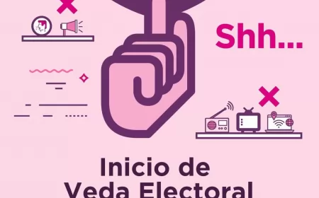 Desde hoy viernes comienza la veda electoral