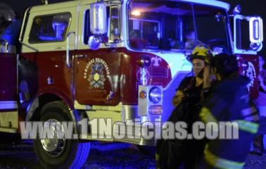 Incendio en un galpón en San Lorenzo