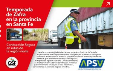 Comenzaron los operativos de seguridad vial en la Ruta 11 por temporada de zafra